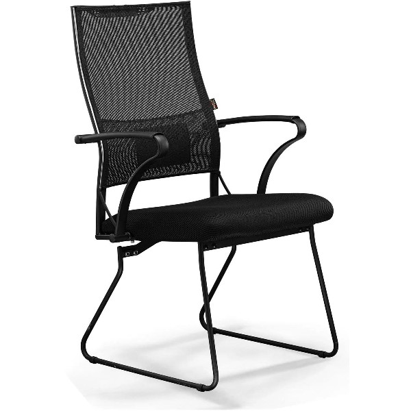 Кресло офисное МЕТТА Sit Air-180 B2-290K/F58 на полозьях, сетка, черный [z509397568]