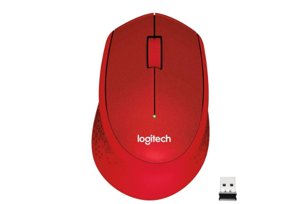 Мышь Logitech M330 мышь красный