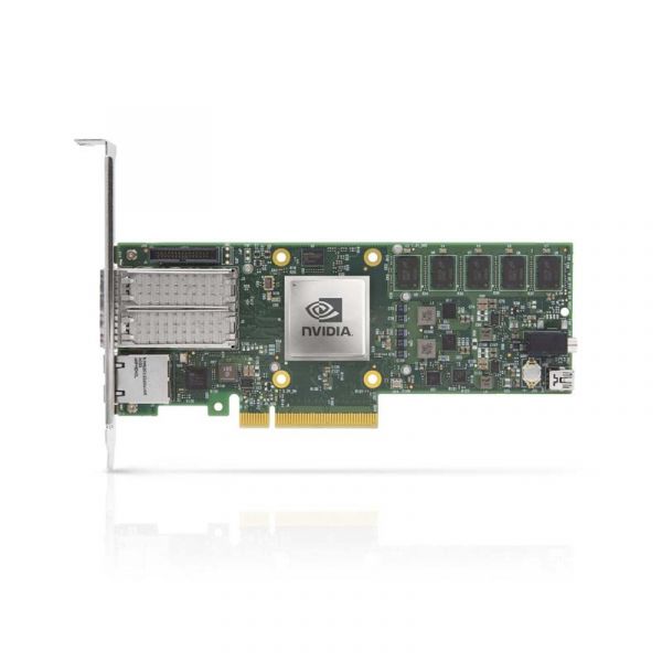 Сетевой адаптер Mellanox MBF2H332A-AECOT PCI Express x8, зеленый